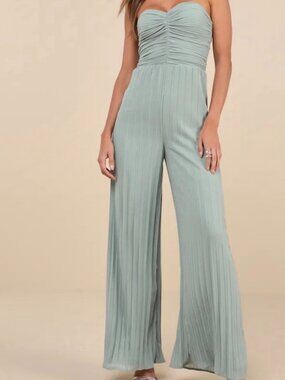 NWT Sage Green Jumpsuit